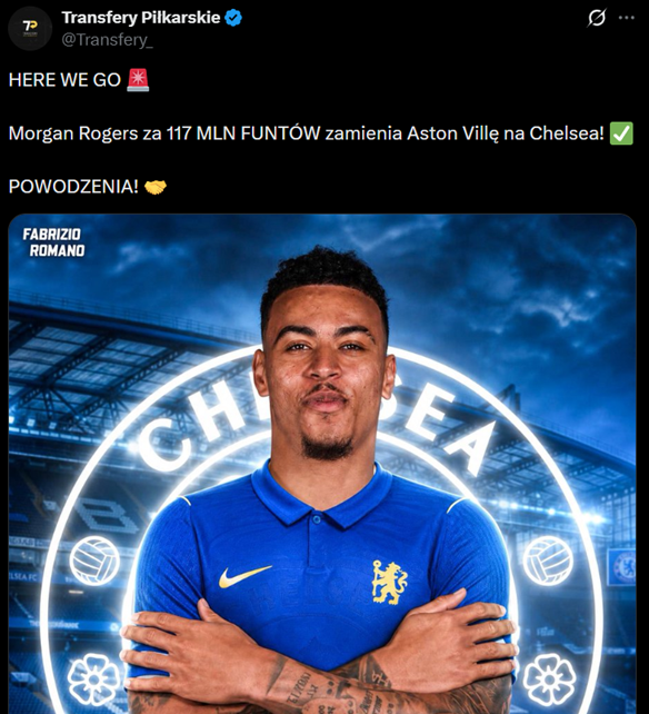 POTĘŻNE HERE WE GO Chelsea! Transfer za kosmiczne 117 MLN FUNTÓW!